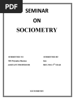 Seminar On Sociometry