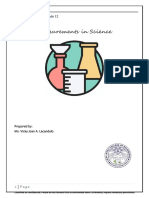 Measurements in Science: General Chemistry I - Grade 12