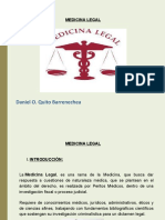 Tarea #1 - La Medicina Legal en El Perú - Quito Barrenechea Daniel Oscar