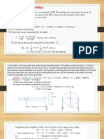 Examples of Shaft Loading:: Solution