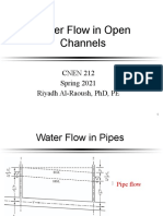 Water Flow in Open Channels