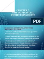 Chapter 7 Why Do Financial Institutions Exist