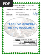 ARCHIVO GENERAL DE PROTOCOLOS Ensayo