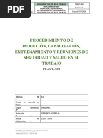 PR-SST-008 - Procedimiento Reuniones de Seguridad