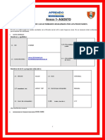 Informe Mensual Agosto