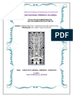 CONFLicto LABORAL