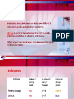 Indicators Salts Biochem