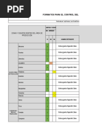 Formato Control de Limpieza y Desinfeccion