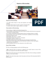 Objectives of Microteaching