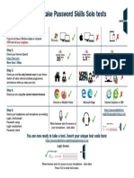 Password Solo Skills Test Visual Instructions - 2021