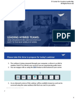 Leading Hybrid Teams by CCL