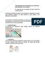 Rol Del Profesional de Enfermería en La Prevención y El Control de Enfermedades Nosocomiales