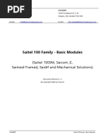 Saitel 100 Family - Basic Modules: (Saitel 100SM, Saicom - E, Saimed-Tramed, Saidif and Mechanical Solutions)