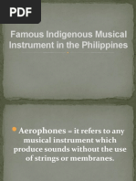 Famous Indigenous Musical Instrument in The Philippines