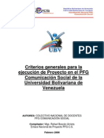 Documento Final Criterios Generales de Proyecto Version 2011