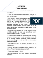 Sermon de Las 7 Palabras