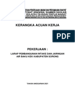 KAK LARAP Pembangunan Intake Dan Jaringan Air Baku KEK SorongOK