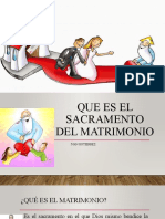 Sacramento Del Matrimonio