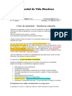 Crisis de Identidad... Bendición Retenida.