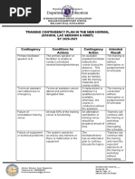 Department of Education: Training Contingency Plan in The New Normal (School Lac Session & Inset) SY 2020-2021