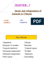 VII-7-Weather, Climate and Adaptations of Animals To Climate