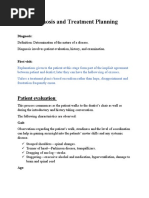 Diagnosis and Treatment Planning Part 1