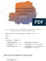 Evaluating Limits