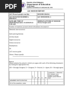 Form 3 - LAC Session Report