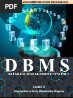02A-ICT6-WEEK6 Lesson 6 Introduction To Entity Relationship Diagram