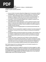 First Sarmiento Property Holdings Vs PBCOM (GR No. 202836. June 19, 2018)