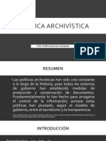 Política Archivística