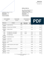 Delivery Address Billing Address: Invoice Number Invoice Date Order Reference Order Date