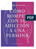 Como Romper Su Adiccion A Una Persona - Howard M. Halpern