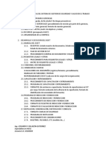 TABLA DE CONTENIDO SGSST Dcto 1072-2015