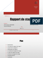 Présentation - Rapport de Stage