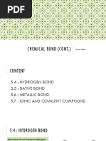 Chemical Bond (Cont