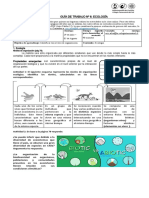 Guía de Trabajo Ecología 1° Medio Biología