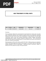 Heat Treatment of Steel Parts: Rev Ecn No. Date Reviewed by Approved by Status