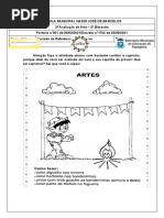 2 Avaliação de Arte - 2º Bimestre