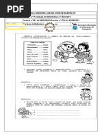 2 Avaliação de Matemática - 2º Bimestre