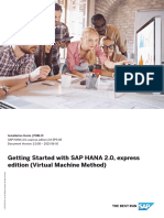 Getting Started With SAP HANA 2.0, Express Edition (Virtual Machine Method)