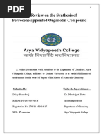 Literature Review On The Synthesis of Ferrocene Appended Organotin Compound