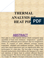 Thermal Analysis of Heatpipe