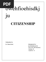 Citizenship