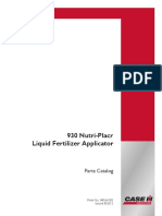 930 Nutri-Placr Liquid Fertilizer Applicator: Parts Catalog