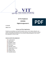 Iot For Engineers Ece3501 Digital Assignment-1: L.Anirudh 18bec0559