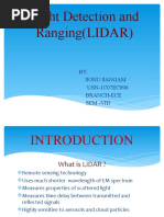 Light Detection and Ranging (LIDAR)