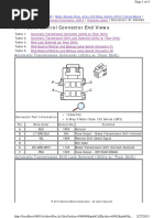 Shift Lock Control Connector End Views: Automatic Transmission Controller (Utility W/ Floor Shift)