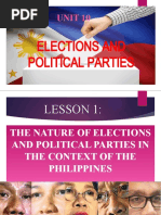 Unit 10 Lesson 1 Elections and Political Parties