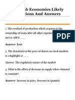 40 Jamb Economics Likely Questions and Answers